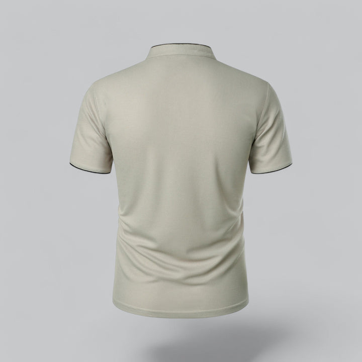 Polo Uomo Senza Colletto Manica Corta