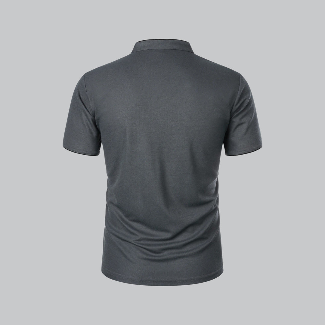 Polo Uomo Senza Colletto Manica Corta