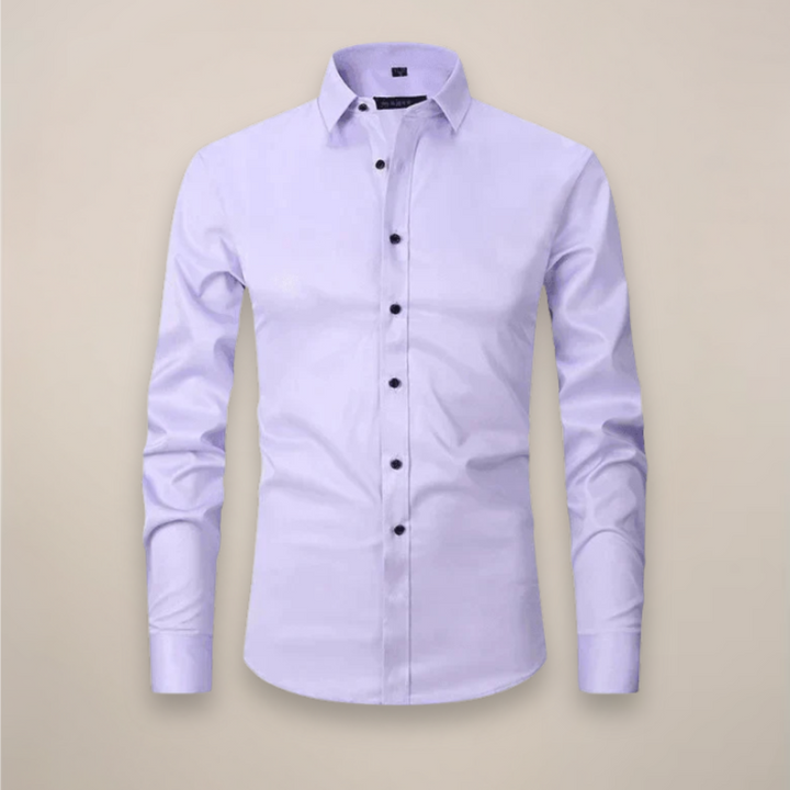 Camicia Uomo Business Maniche Lunghe Senza Stiratura