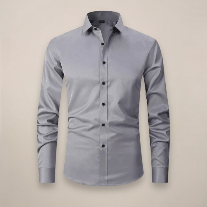 Camicia Uomo Business Maniche Lunghe Senza Stiratura