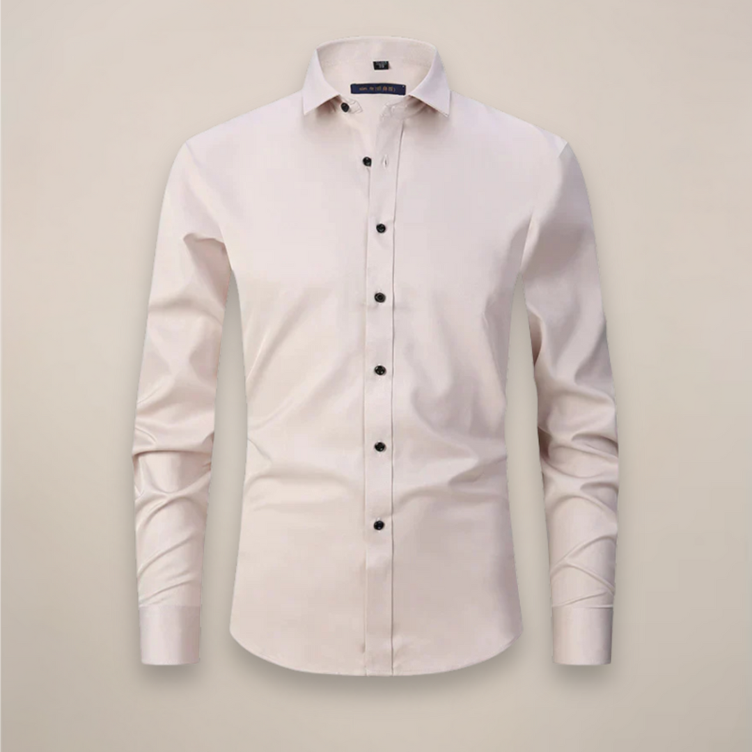 Camicia Uomo Business Maniche Lunghe Senza Stiratura
