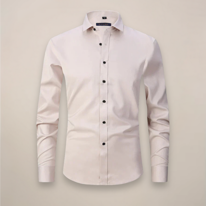 Camicia Uomo Business Maniche Lunghe Senza Stiratura