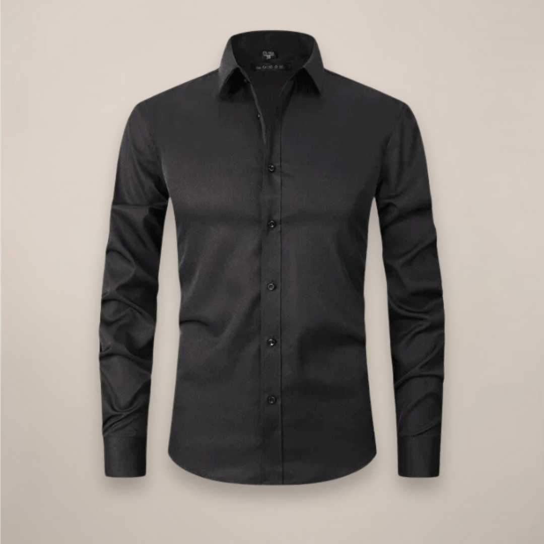 Camicia Uomo Business Maniche Lunghe Senza Stiratura