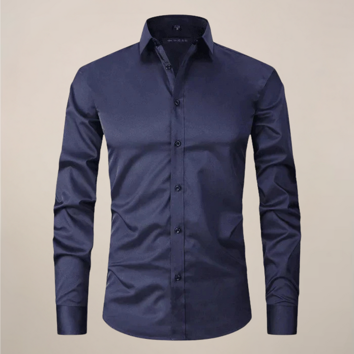 Camicia Uomo Business Maniche Lunghe Senza Stiratura