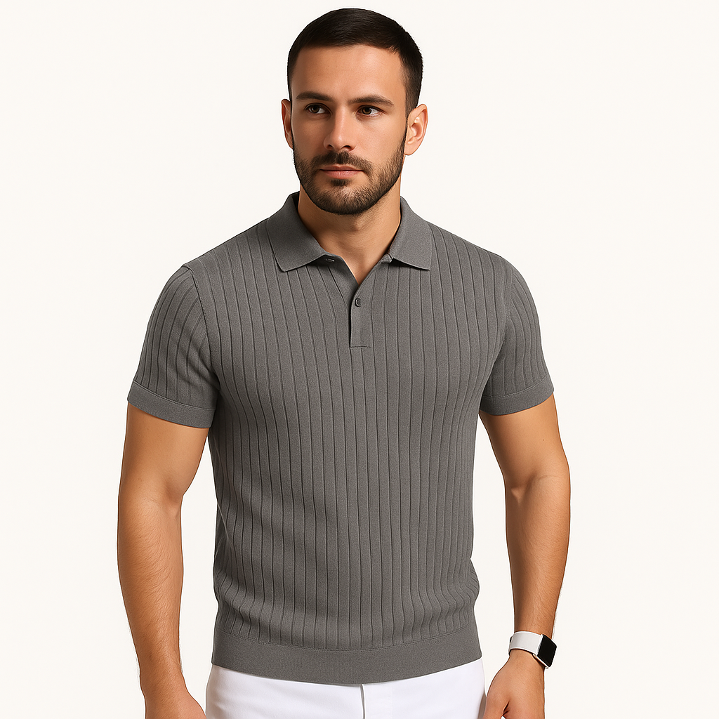 Polo Uomo Cotone Taglio Aderente