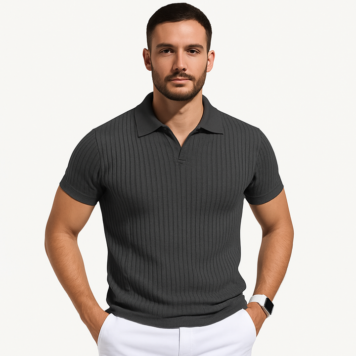 Polo Uomo Cotone Taglio Aderente