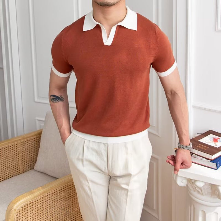 Polo Uomo in Maglia Manica Corta Classica