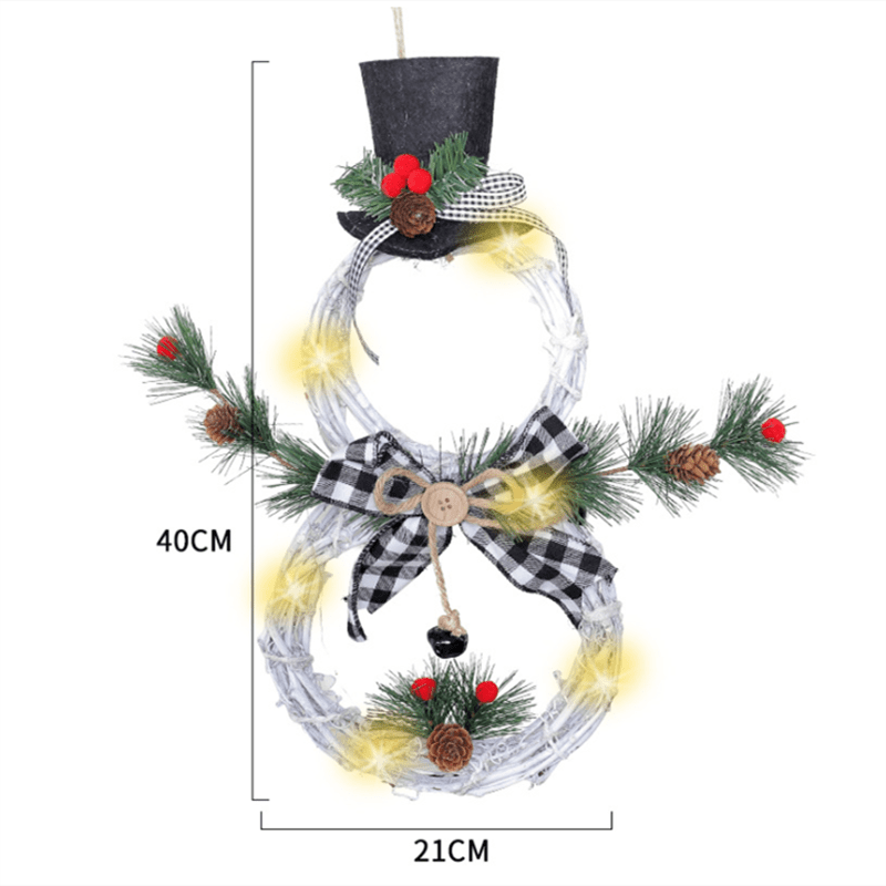Meraviglie invernali | Graziosa decorazione a forma di pupazzo di neve per le feste 4