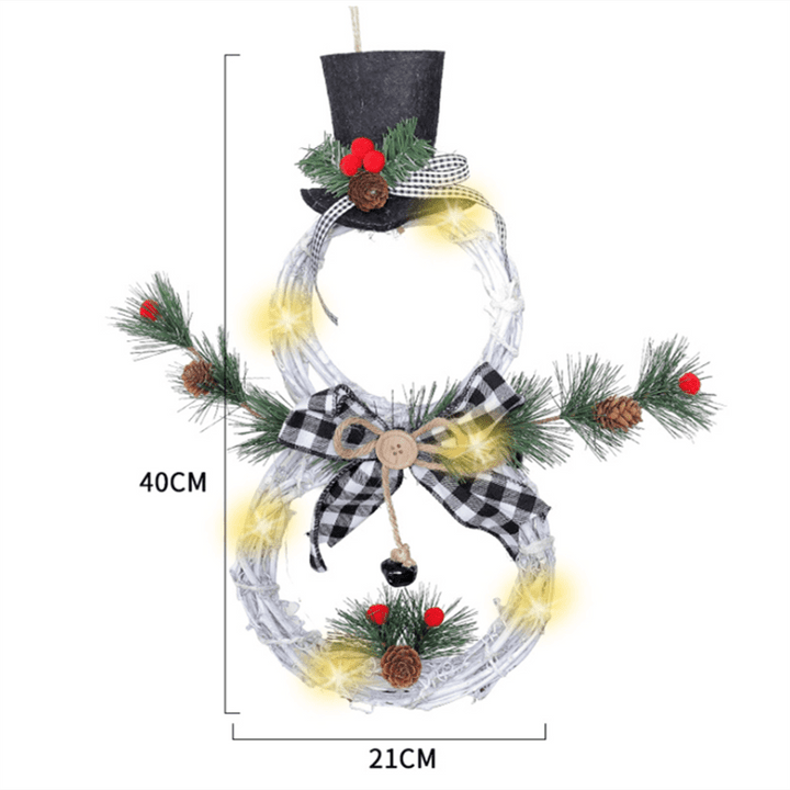 Meraviglie invernali | Graziosa decorazione a forma di pupazzo di neve per le feste 4