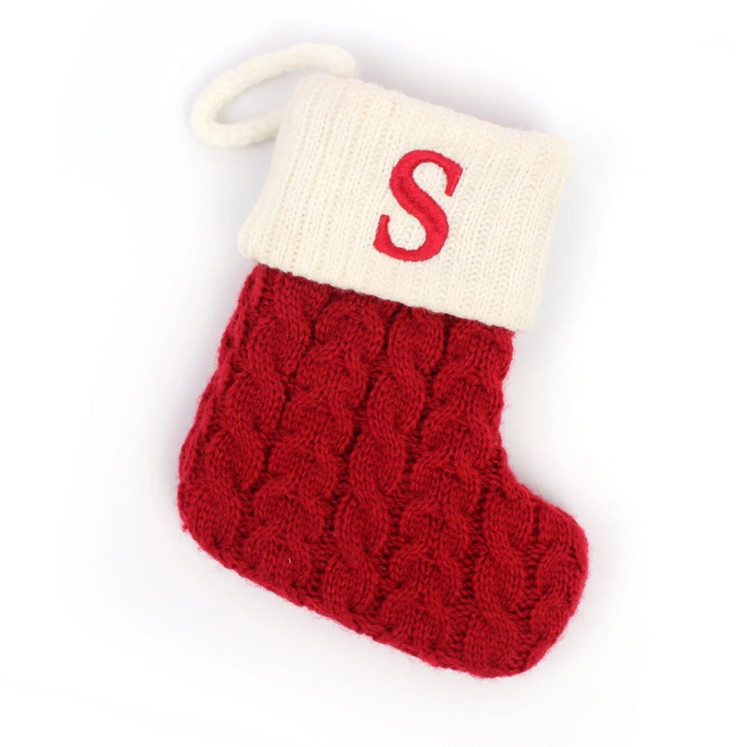 MerrySock – Calza natalizia nordica con polsino in morbido peluche 11