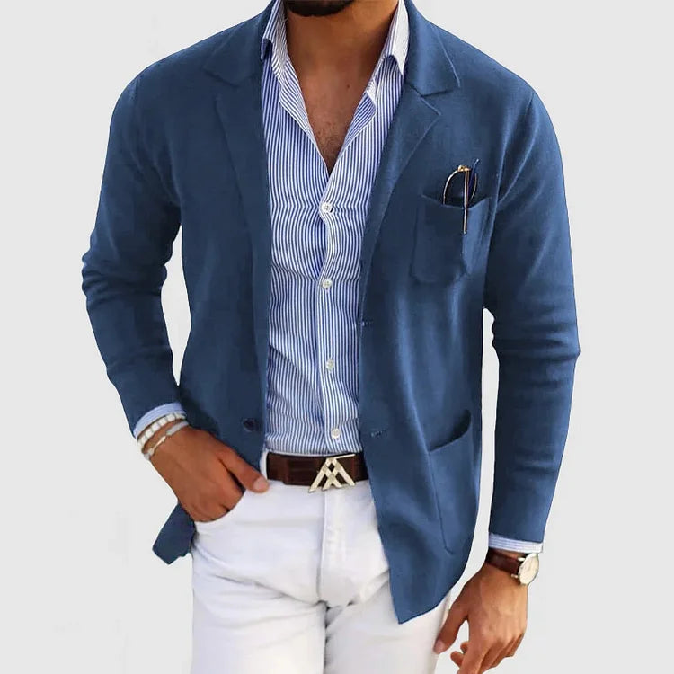 Blazer Uomo Elegante Vestibilità Moderna - Vesarelli