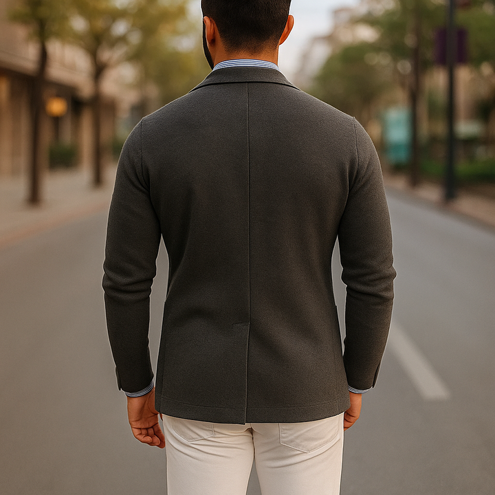 Blazer Uomo Elegante Vestibilità Moderna