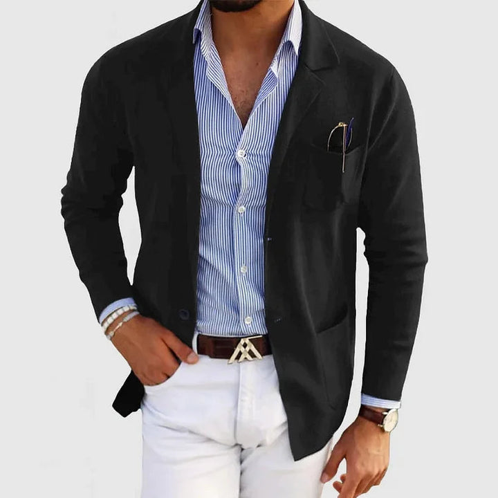 Blazer Uomo Elegante Vestibilità Moderna