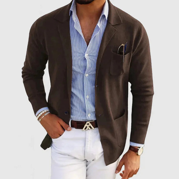 Blazer Uomo Elegante Vestibilità Moderna
