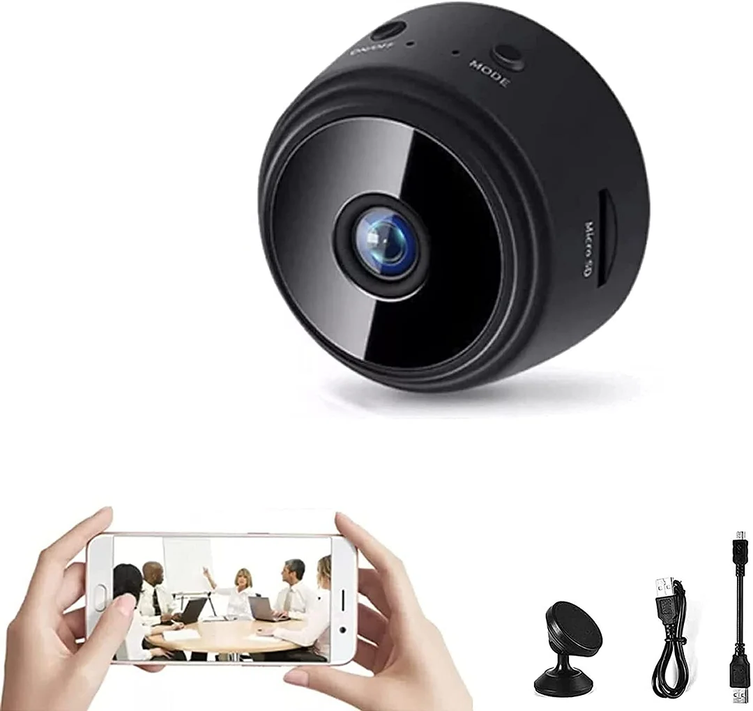 Mini Telecamera WiFi Magnetica 1080p Portatile Unisex - Vesarelli