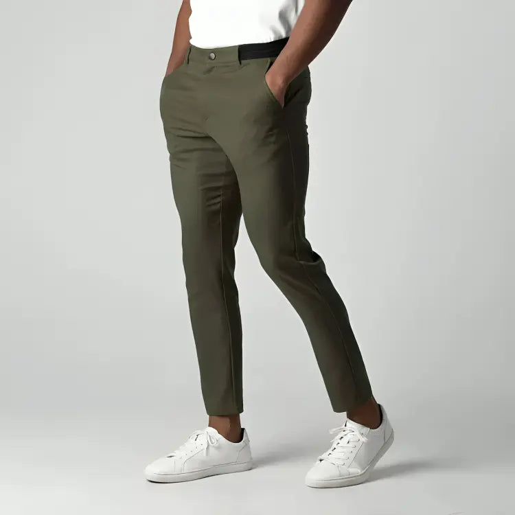 Mino | Pantaloni Chino Elasticizzati Estivi Verde