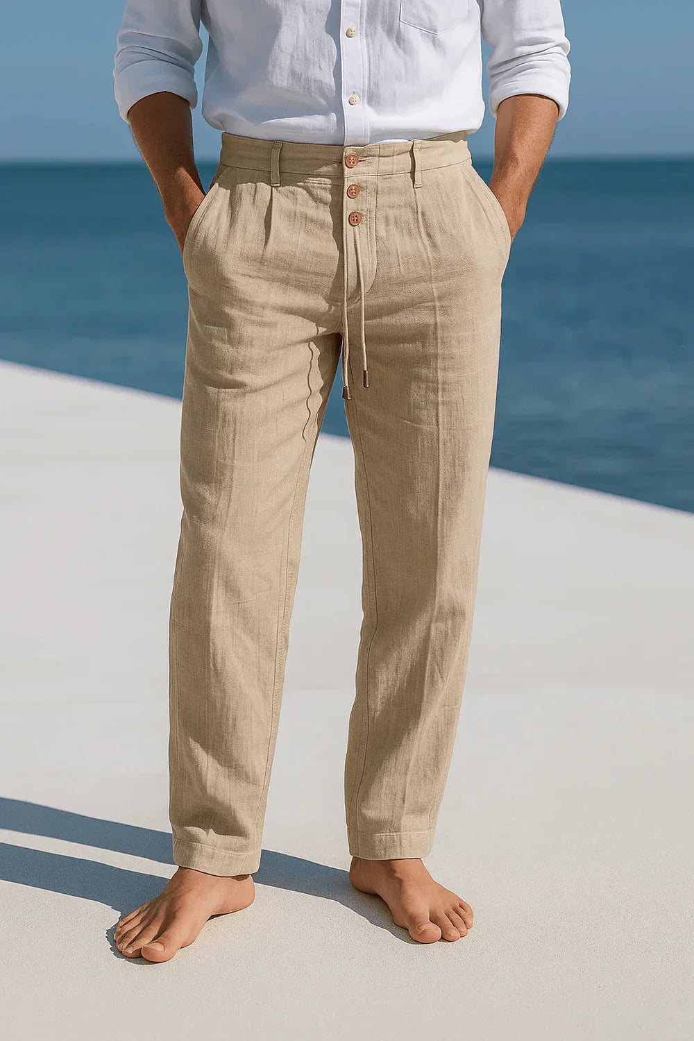 Mistral | Eleganti e Leggeri Pantaloni Uomo in Cotone Estivi 1