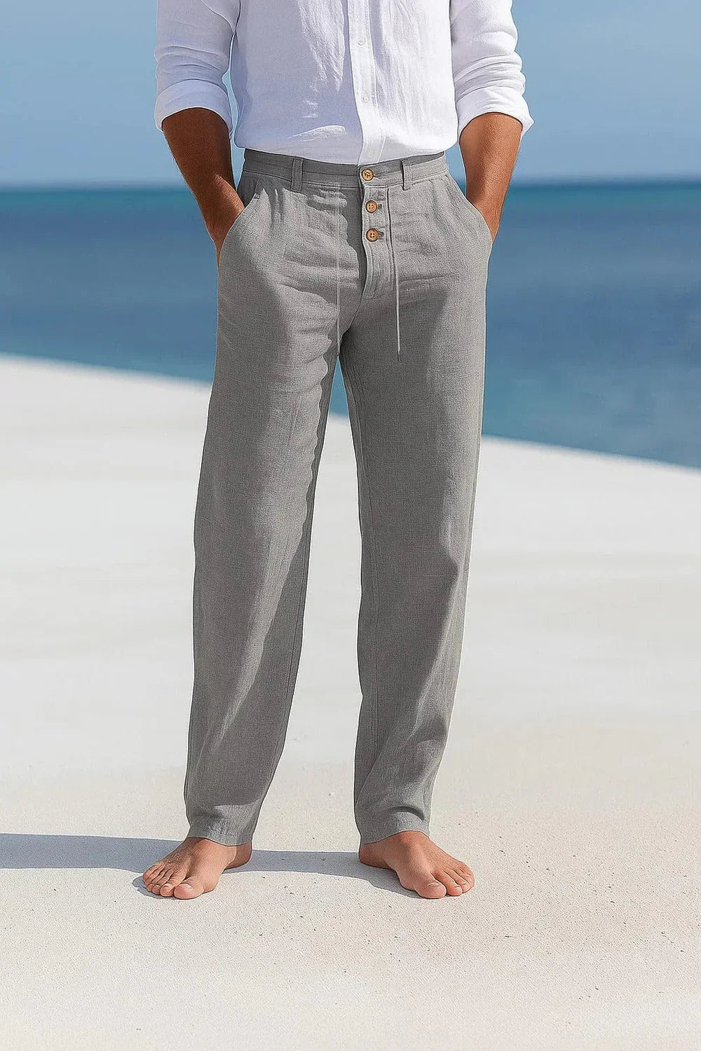 Mistral | Eleganti e Leggeri Pantaloni Uomo in Cotone Estivi 2