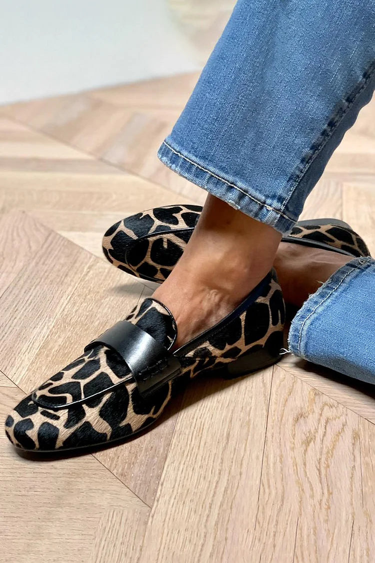 Mocassini Donna Eleganti con Stampa Animalier - Stile e Comfort per Ogni Occasione 1