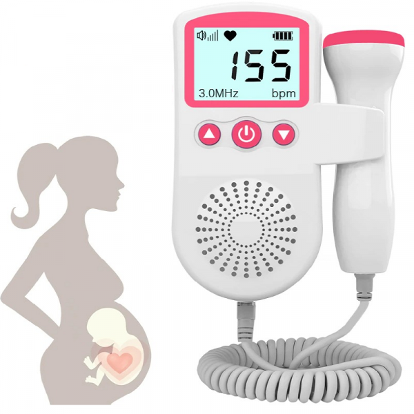 Monitor Frequenza Cardiaca Fetale Doppler Portatile per Gravidanza - Vesarelli
