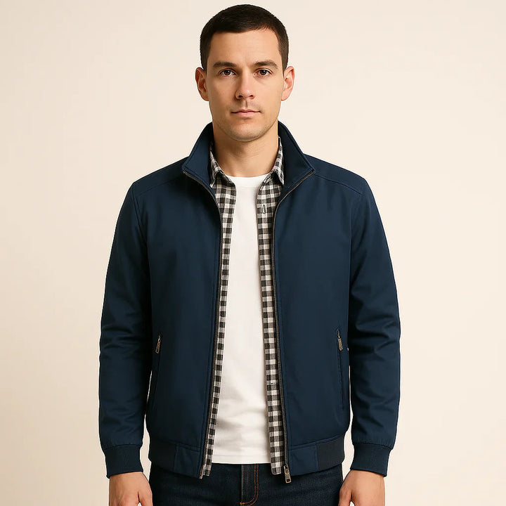 Giacca Uomo Leggera Tessuto Traspirante Slim Fit - Vesarelli