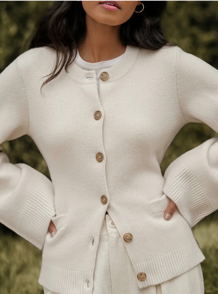 Morbido | Cardigan Con Bottoni Autunnale