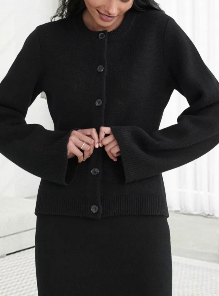 Morbido | Cardigan Con Bottoni Autunnale