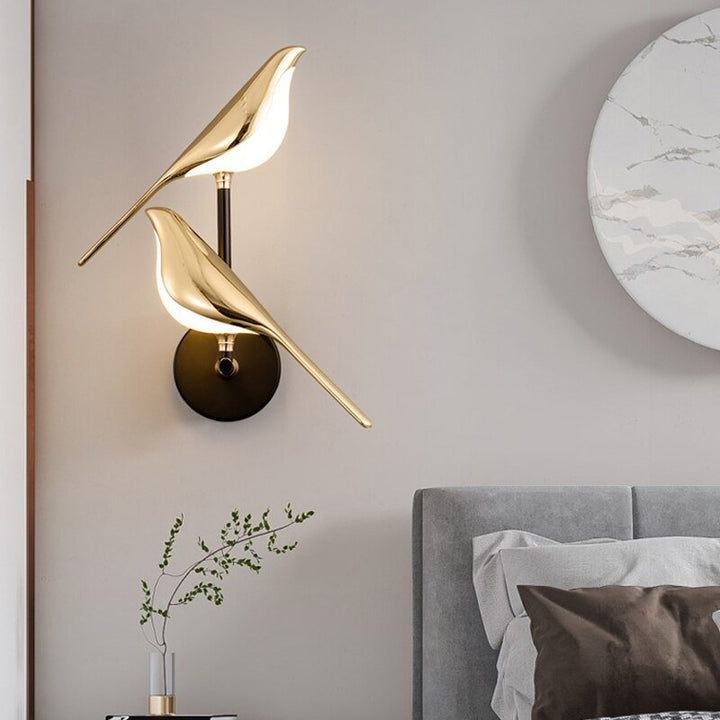 MrBird | Moderna lampada da parete a forma di uccello 6