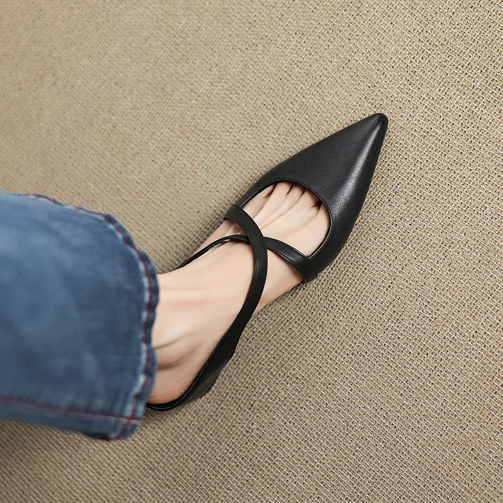 Mules Donna | Cinturino Incrociato & Design a Punta Chic