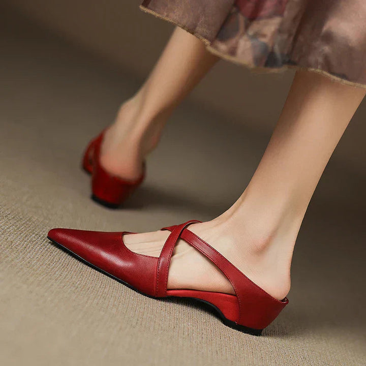 Mules Donna | Cinturino Incrociato & Design a Punta Chic