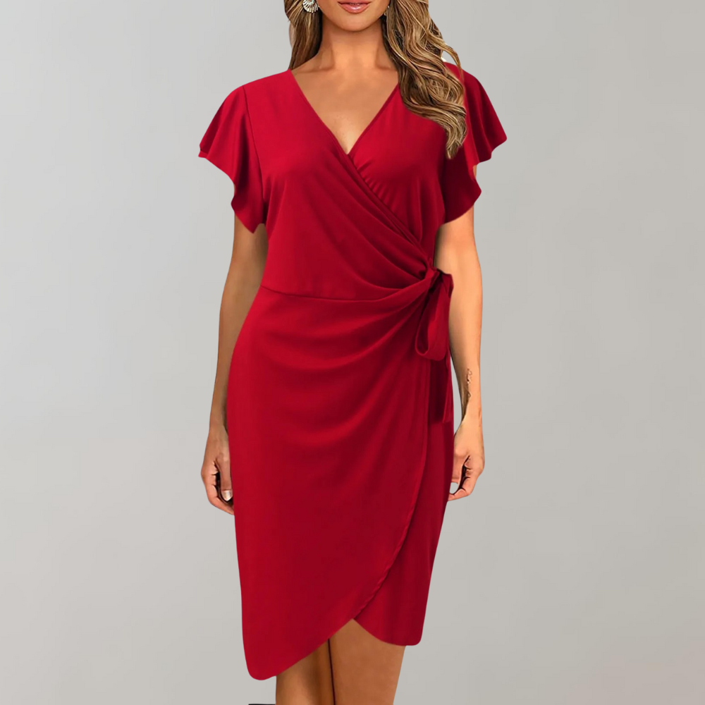 Abito Midi Donna Svasato Taglio Aria Design Classico