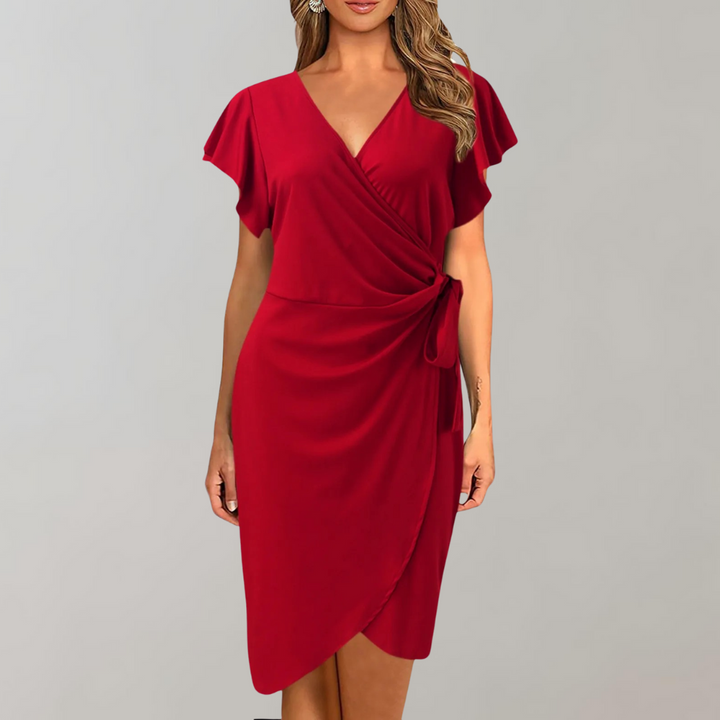 Abito Midi Donna Svasato Taglio Aria Design Classico