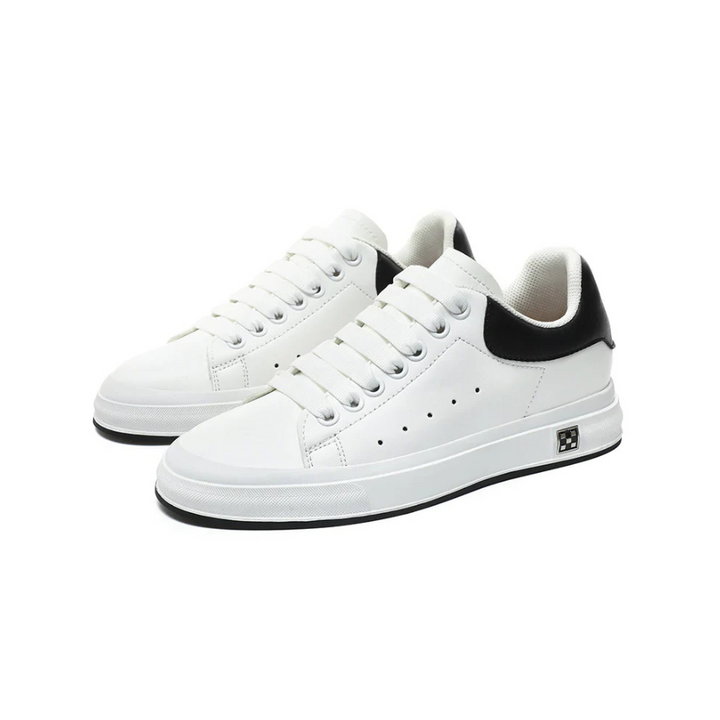 Sneakers Uomo con Rialzo Dettagli a Contrasto Comfort