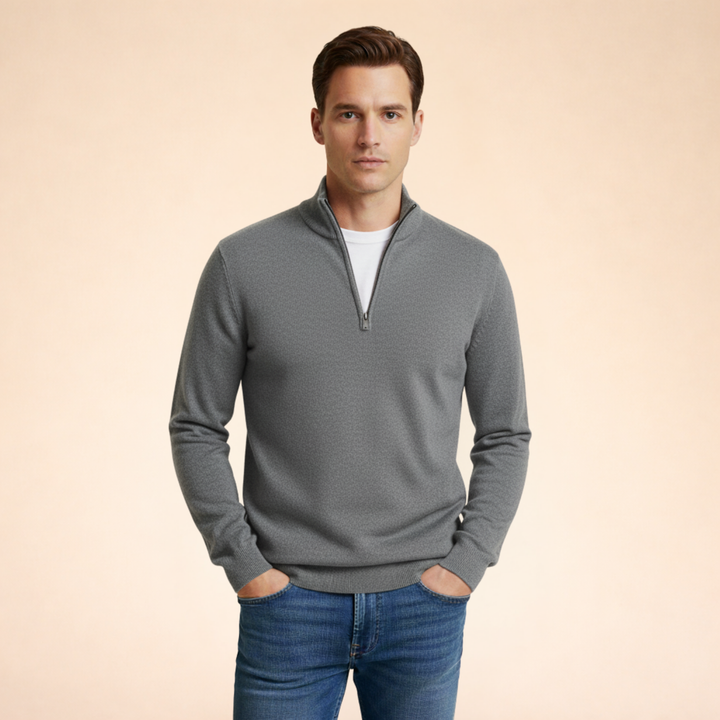 Niko | Maglione Casual con Cerniera – Comodo, Versatile & Sportivo 3