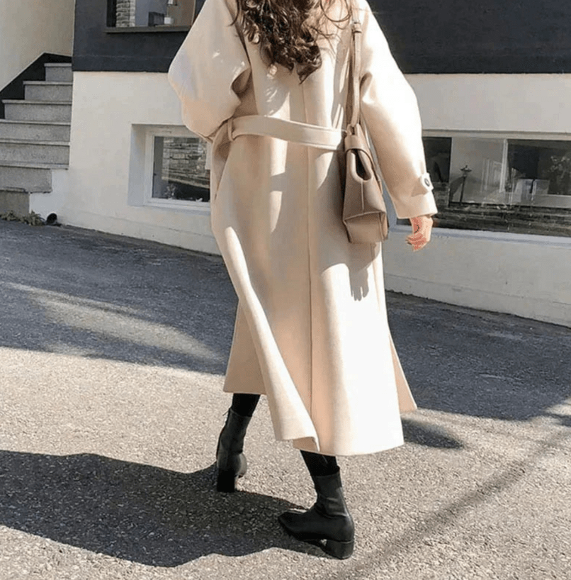 Cappotto Lungo Donna Trench Caldo Comodo Elegante