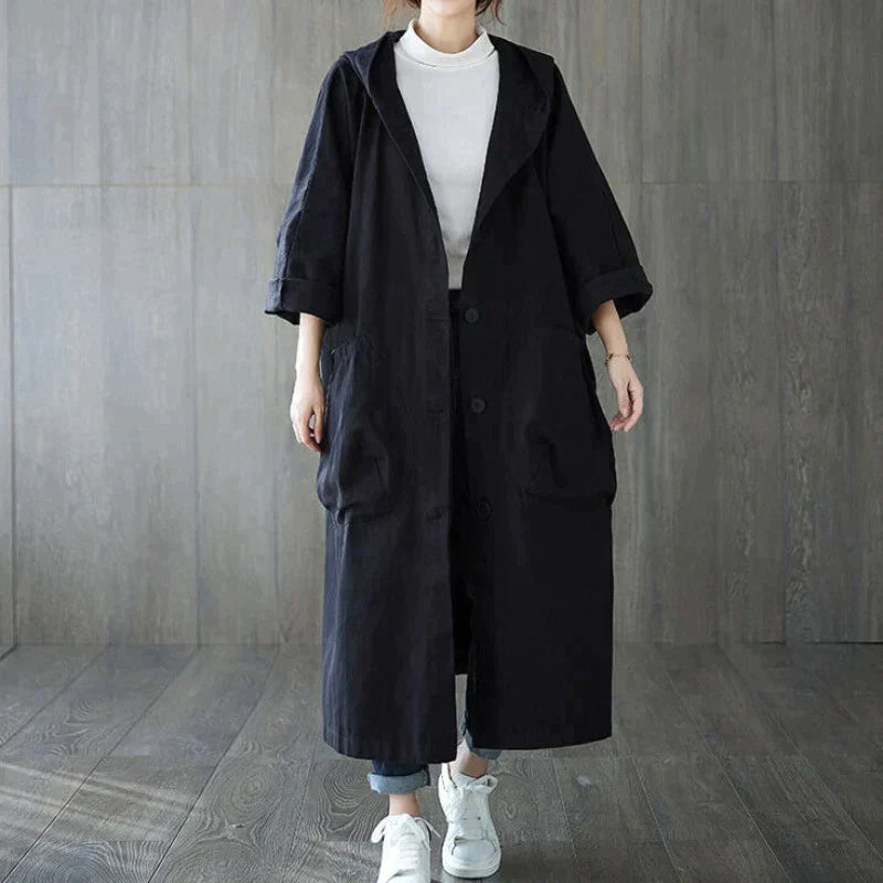 Trench Donna Oversize Stile Moderno Elegante - Vesarelli
