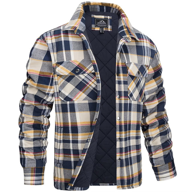 Giacca Uomo Slim Fit Quadri Stile Elegante Comodo