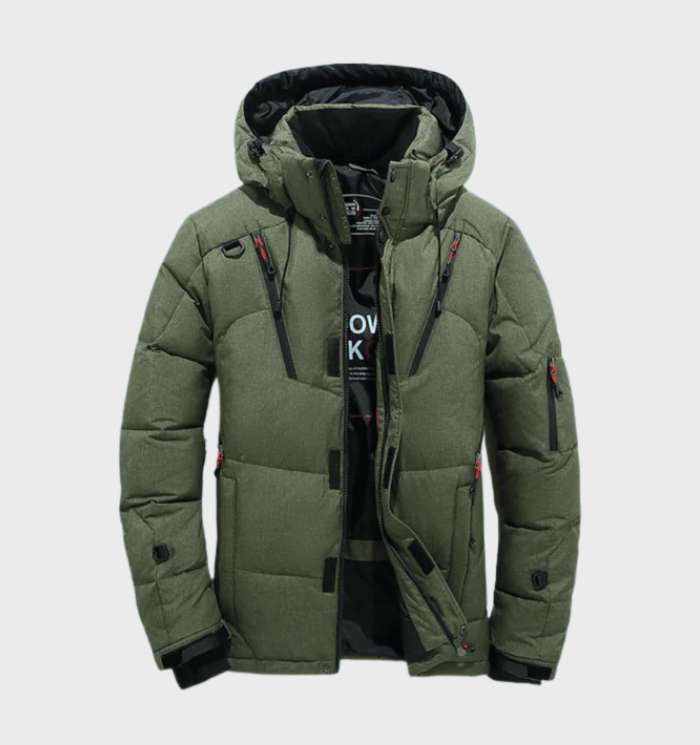 Giacca Estiva Uomo Parka Impermeabile Antivento con Fodera in Pile - Vesarelli