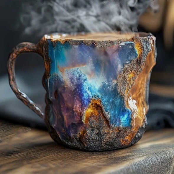 Nuove tazze da caffè in cristallo minerale 6