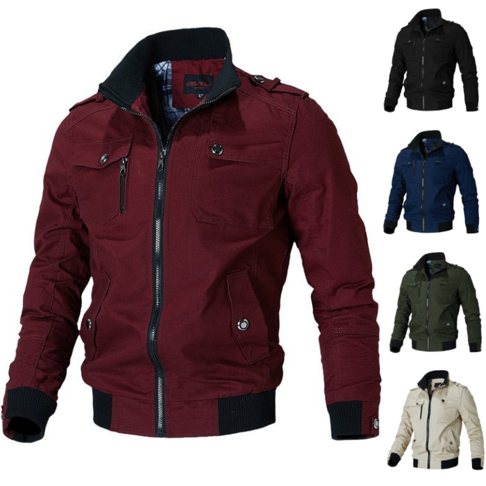 Giubbotto Bomber Uomo Estivo Leggero Slim Fit