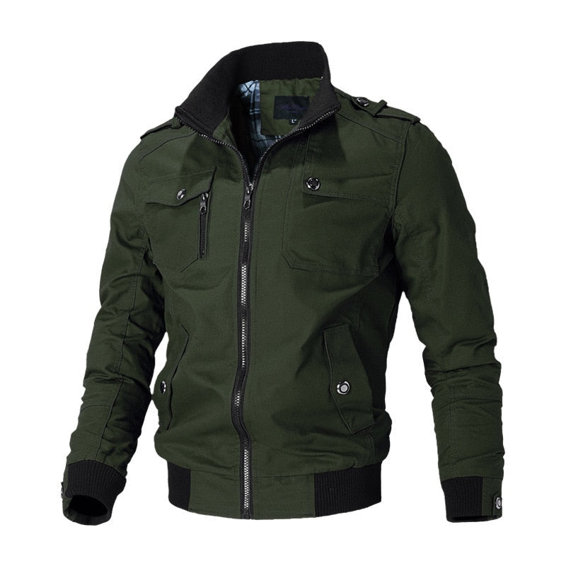Giubbotto Bomber Uomo Estivo Leggero Slim Fit