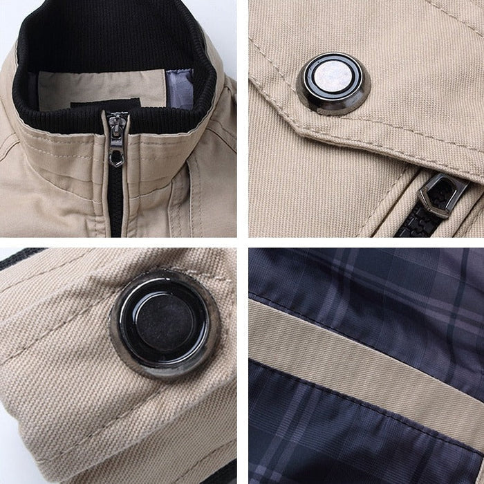 Giubbotto Bomber Uomo Estivo Leggero Slim Fit