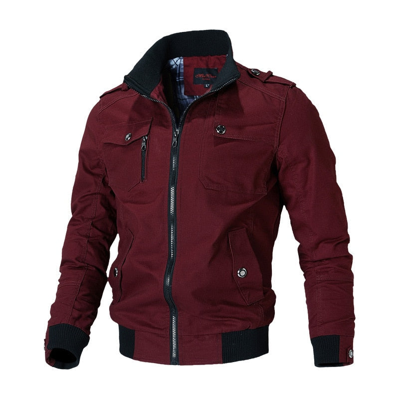 Giubbotto Bomber Uomo Estivo Leggero Slim Fit