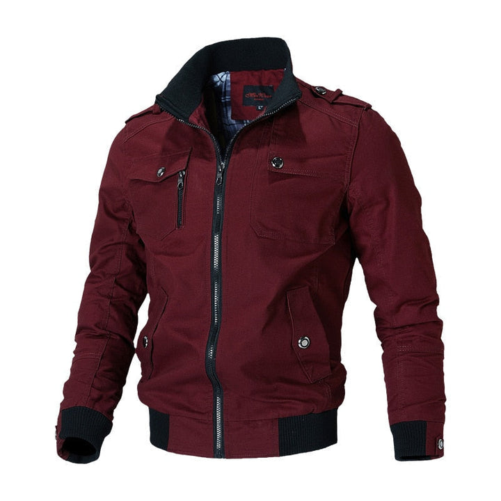 Giubbotto Bomber Uomo Estivo Leggero Slim Fit