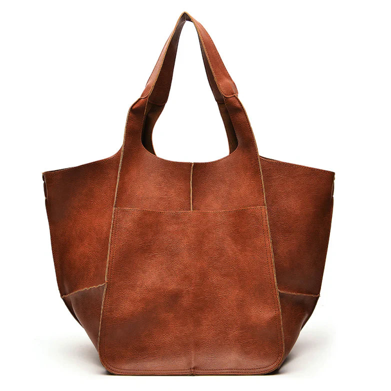 Borsa Donna in Pelle Vintage Oversize Spaziosa