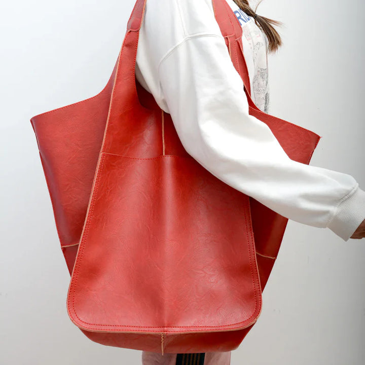 Borsa Donna in Pelle Vintage Oversize Spaziosa