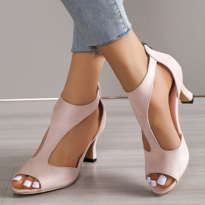 Olfina | Sandalo Con Tacco A Forma Di Gattino Rosa