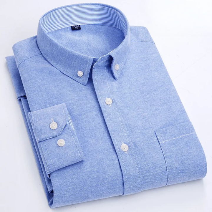 Camicia Uomo Oxford Cotone Vestibilità Classica - Vesarelli