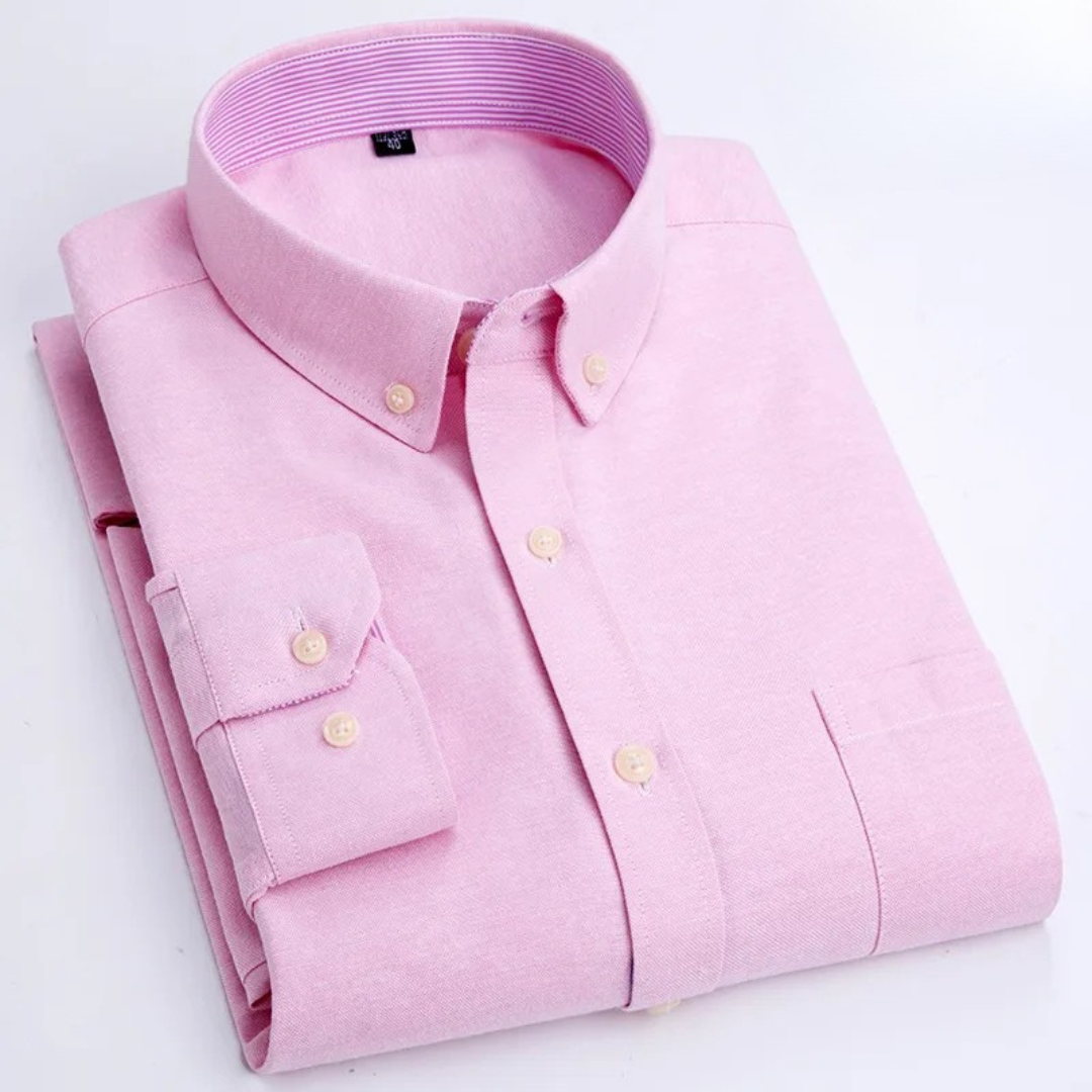 Olivio | Elegante Camicia da Uomo Oxford in Misto Cotone, Versatile e Traspirante 5