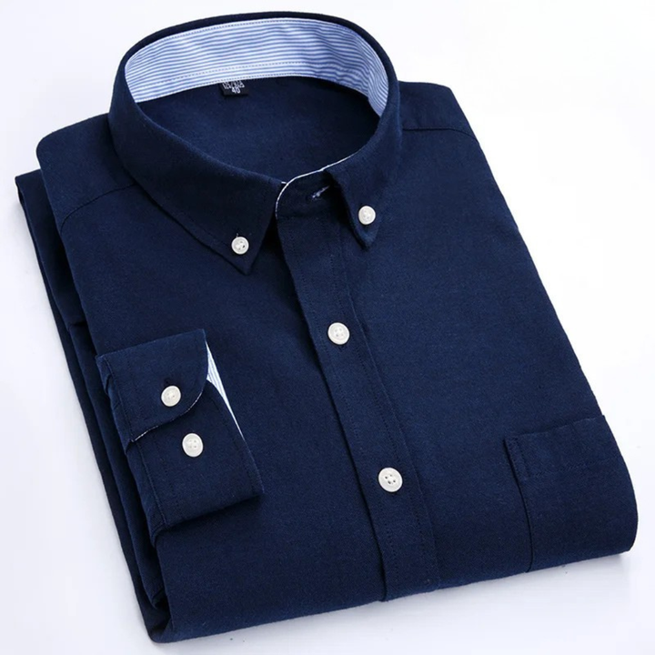 Olivio | Elegante Camicia da Uomo Oxford in Misto Cotone, Versatile e Traspirante 8